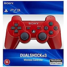 PS3 Joystick PS3 Oyun Kolu Dualshock 3 Kırmızı