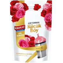 Koroplast Premium Gül Kokulu Mini Boy Çöp Torbası 40 x 50 CM