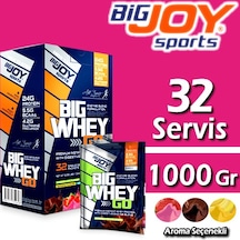 Bigjoy Whey Protein 32 Servis (Paket) 1040 Gr-Mix 3 (Çikolata-Çilek-Muz)