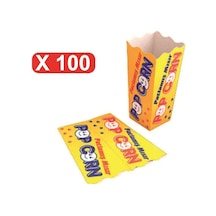 Küçük Karton Pop Corn / Mısır Kutusu 100 Adet