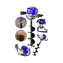 Steiner 11 HP Tam Profesyonel Toprak Burgu Makinesi 15 CM Uç