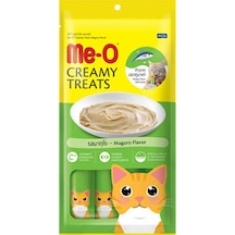 Me-O Creamy Treats Mavi Yüzgeçli Orkinos Balıklı Sıvı Kedi ödül Maması 4 x 15 G