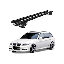 Venüs Bmw 3 Series Touring E91 2008-2012 Uyumlu Siyah Ara Atkı Port Bagaj Tavan Barı