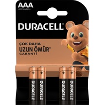Duracell AAA İnce Pil 4'lü