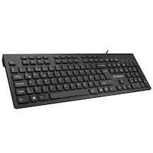 Everest DLK-180 Siyah USB Q Multimedia Klavye Siyah