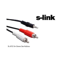 S-Link Sl-872 3 Metre Stereo Ses Kablosu