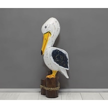 River World 50 Cm Pelikan Ahşap