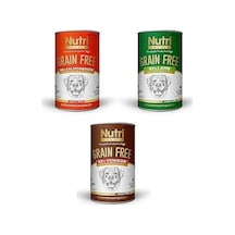 Nutri Canin Karışık Etli Tahılsız Yetişkin Köpek Konservesi 400 G 3 Adet