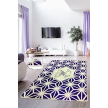 Bhpc Polo Purple Glow 140X190 Cm Yıkanabilir Kaymaz Taban Halı
