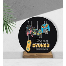 Kişiye Özel En İyi Oyuncu Tasarımlı Ahşap Plak-3