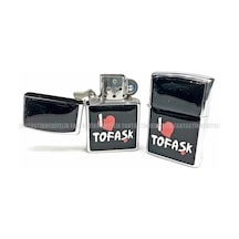 Tofaşk Tofaş Doğan Slx Tasarım Gümüş Renk Kapaklı Benzinli Çakmak