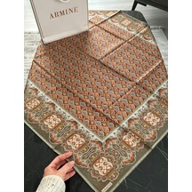 Armine 2026 İlkbahar Yaz Tivil İpek Eşarp 9518-51 Çok Renkli