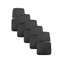 Knsz minder seti 5 li zng&mğr&uslu syh suni deri tel bar sandalyesi oturma ve sırt minderi set