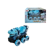 Yj-078-3 1:14 Uzaktan Kumandalı Full Fonksiyon 2.4g Dinozor Beton Mikseri -vardem Çok Renkli