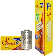 Shark Super Chrome Tıraş Bıçağı 100'lü Çift Kenarlı Yaprak Jilet