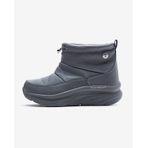 Skechers D'Lux Walker - Winter Up Kadın Gri Bot 167268 Gry Gri