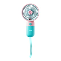 Asonıc Afn24, Mavi, 1 Kademeli Hız, Elde Kullanım, Dahili 250mah Bataryalı, Type-c Şarj Girişli, Vantilatör