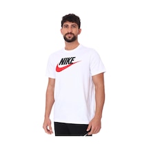 Nike Mens İcon Future Tee Baskılı Erkek Günlük Tişört Beyaz