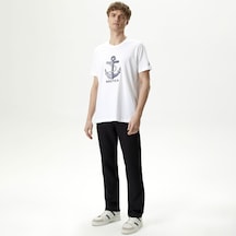 Nautica Erkek Siyah Classic Fit Pantolon Düz P45600t Siyah
