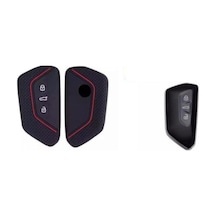 Mk4 Yeni Seat Leon Ve Fr Silikon Anahtar Koruma Kılıfı Siyah Renk