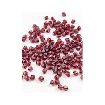 Bordo 8 Mm Piramit Akrilik Boncuk Aksesuar 25 Gram