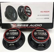 Reıss Audıo Rs-M8Dm 20Cm Midrange 400Wat 175Rms İki Adet