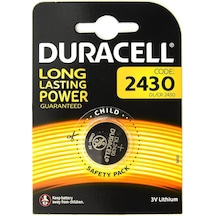 Yuvarlak Düğme Pil 2430 3 Volt