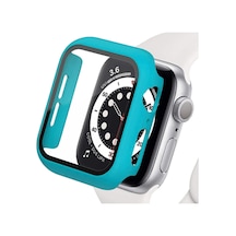 Apple Watch 38 Mm Kasa Ve Ekran Koruyucu Kılıf Mavi Çok Renkli