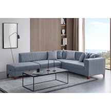 Eymense West Köşe Koltuk Takımı Gri Sol Köşe