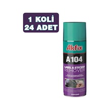 Akfix A104 Etiket Ve Sticker Sökücü Sprey 200 Ml, 1 Koli 24 Adet