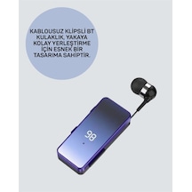 İki - 770 - Telefona Aynı Anda Bağlanan Bluetooth 5.3 Klipsli Kulaklık Mfb Çok - Spt-gld - Noktalı Bağlantı