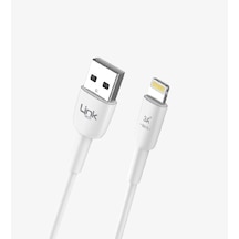 Linktech Lightning Şarj Kablosu 100cm - Yeni Nesil İphone 3a Usb-a Lightning Usb Şarj Kablosu