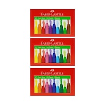 Faber Castell 12 Li Karton Kutulu Yağlı Pastel Boya 3 Adet Çok Renkli