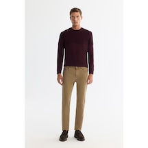 Avva Erkek Kamel Klasik Bel Parça Boya Yıkamalı Elastan Berlin Slim Fit Jean Pantolon A42y3500 Camel