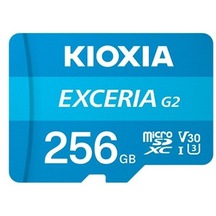 Kioxia LMEX2L256GG2 256 GB G2 Mıcro SDXC U1 V30 4K 100/50 Adaptörlü SD Kart