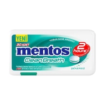 Mentos Cleanbreath 21g Yoğun Nane - 2 Saat Temiz Nefes Ferahlığı 3'li Ekonomik Paket - 3 Adet Tarı