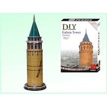 3D Puzzle 3 Boyutlu Maket Galata Tower Galata Kulesi