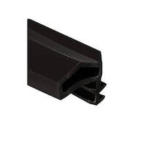 Yumuşak Pvc Kasa Fitili Piramit Yan Tırnaklı Kulaklı Düz Siyah
