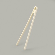 Aroww Silikon Maşa - Krem - 28 Cm Renkli