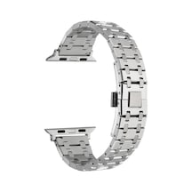 Mobilteam Watch 7 41mm Uyumlu Krd-83 Metal Kordon-gümüş