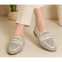 N Napa Shoe Np.22201.krem Deri Babet