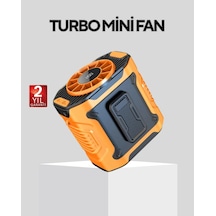 Dijital Ekranlı Turbo Mini Fan - 3 Kademeli Hız Sessiz Çalışma Ve Type-c Şarj
