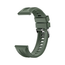 Mi Watch Color Nrtk Krd-148 22mm Silikon Kordon - Koyu Yeşil