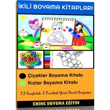 İkili Boyama Kitap Seti (2 Kitap)