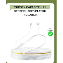 100 Saat Pil Ömrü Boyun Askılı Bluetooth Kablosuz Kulaklık Mh-hs4445-6352