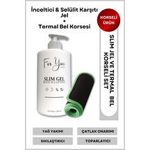 Slim Jel Inceltici - Sıkılaştırıcı-bölgesel Incelme-çatlak Karşıtı Ve Selülit Kremi 500ml