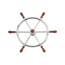 Tekne Direksiyon Simidi, 50cm, Paslanmaz, Tipo11, Tekne Dümen Simidi