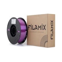 Filamix Hyper Petg Şeffaf Mor Filament 1.75mm 1kg Plastik Makara