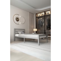 Aksviva Buhara Tek Kişilik Metal Ferforje Karyola