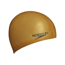 Speedo Silikon Yüzücü Bonesi - Altın/Siyah Çok Renkli